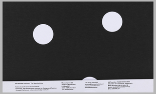 Flyer, New Institute Flyer