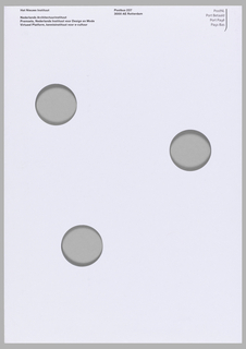 Envelope, New Institute Envelope