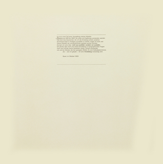 Print, Die vorliegenden zehn typographischen Textinterpretationen...