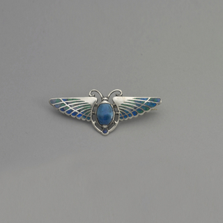 Winged scarab Brooch