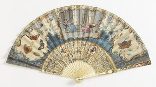 Pleated Fan And Case (France)