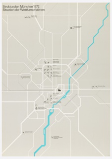 Poster, Strukturplan, München