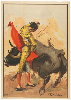 Poster, Torero and Bull