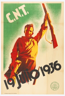 Poster, C.N.T./ 19 Julio 1936 (C.N.T July 19, 1936)