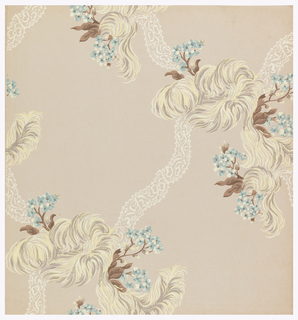 Sidewall, Feather and Lace Ribbon