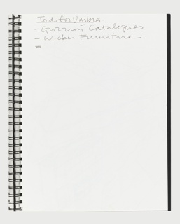 Sketchbook, Designs for Semiramis Hotel, Athens, Greece, and Other Objects