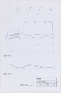 Print, Royal Stafford Dinner Fork
