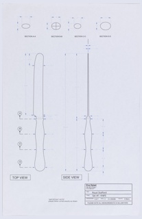 Print, Royal Stafford Dinner Knife