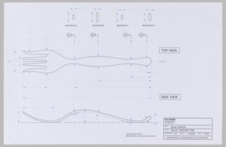 Print, Royal Stafford Serving Fork