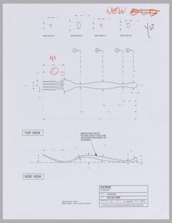 Print, Yamakazi Salad Fork