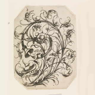 Print, Plate 6, from Die Folge der phantastischen Schmucksträβe (Suite of Fantastic Ornamental Bouquets)