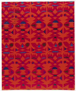 Collage, Textile Design: Cutout, no. 635-640