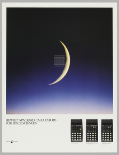Poster, Hewlett-Packard Calculators / For Space Sciences