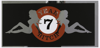 Sticker, 7 Year Bitch
