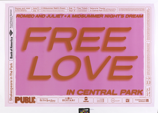 Poster, Shakespeare in the Park 2007: Romeo and Juliet/A Midsummer Night's Dream, The Public Theater