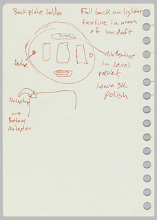 Drawing, Preparatory Drawing for Thermostat
