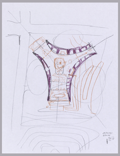 Drawing, Sketch of Trefoil Orientation to Site