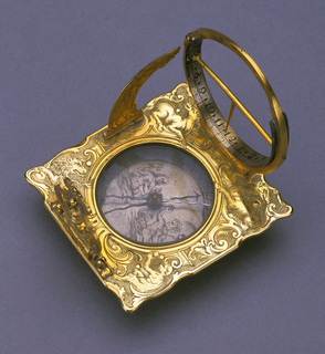 Portable Equatorial Sundial And Compass