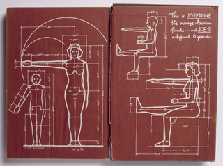 Endpapers, Designing for People; This is Josephine, the Average American Female, and Joe Jr., a Typical 6-year-old