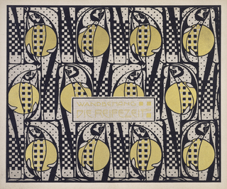Print, Wandbehang Die Reifezeit (Harvest Time Wall Hanging), plate 7, in Die Quelle: Flächen Schmuck (The Source: Ornament for Flat Surfaces)