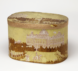 Bandbox And Lid, Old US Capitol