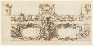 Drawing, Design for an Architrave