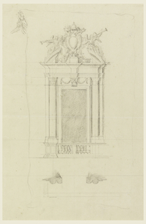 Drawing, Design for a Doorcase for the Center of a Façade in the Main Floor