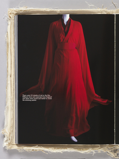 Book Illustration, My Life in the Making, Red Dress from the film HERO