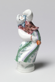 Dancing Peasant Woman Figure