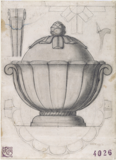 Drawing, Design for a Covered Soup Tureen