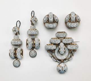 Brooch And Pair Of Earrings (probably France)