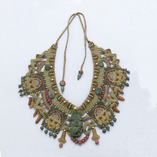 Chimu Bronze Figure Necklace
