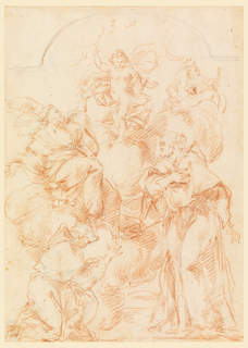 Drawing, Study for an Alter Painting with Christ Child