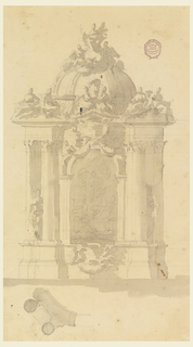 Drawing, Design for an Altar