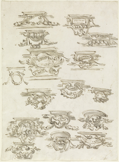 Drawing, Sixteen Designs for Consoles