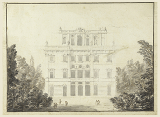 Drawing, Design for a Casino in a Park