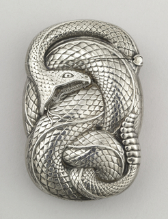 Coiled Rattlesnake Matchsafe