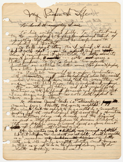 Tupper Notebook "My Purpose In Life" (USA)