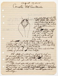 Sketch For "Corsets With Cross Muscles" (USA)