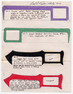 Sketches For Comb Designs (USA)