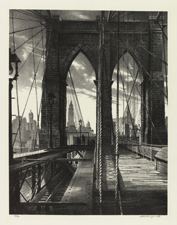 Print, Brooklyn Bridge