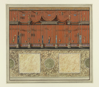 Print, Wall Decoration, Domus Aurea, Rome