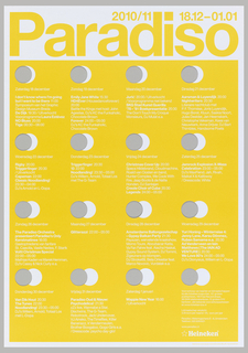 Poster, Paradiso  2010