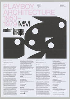 Flyer, Playboy Architecture 1953-1979 (Invitation)