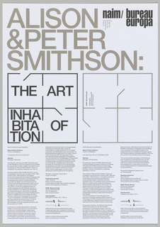 Flyer, The Art of Inhabitation (Invitation)