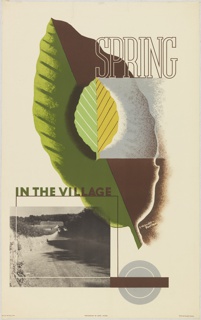 Poster, Spring in the Village