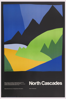 Poster, North Cascades, State of Washington