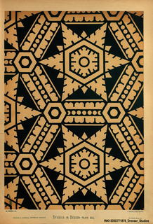 Book Illustration, Studies in Design, Ceiling Pattern, plate XXX