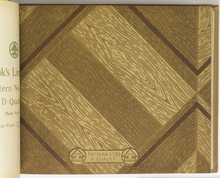 Book Illustration, Cook’s Linoleum, Pattern 3388
