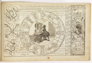 Book Illustration, Liber artificiosus alphabeti maioris, oder, Neu inventirtes Kunst- Schreib- und Zeichenbuch; plate 37